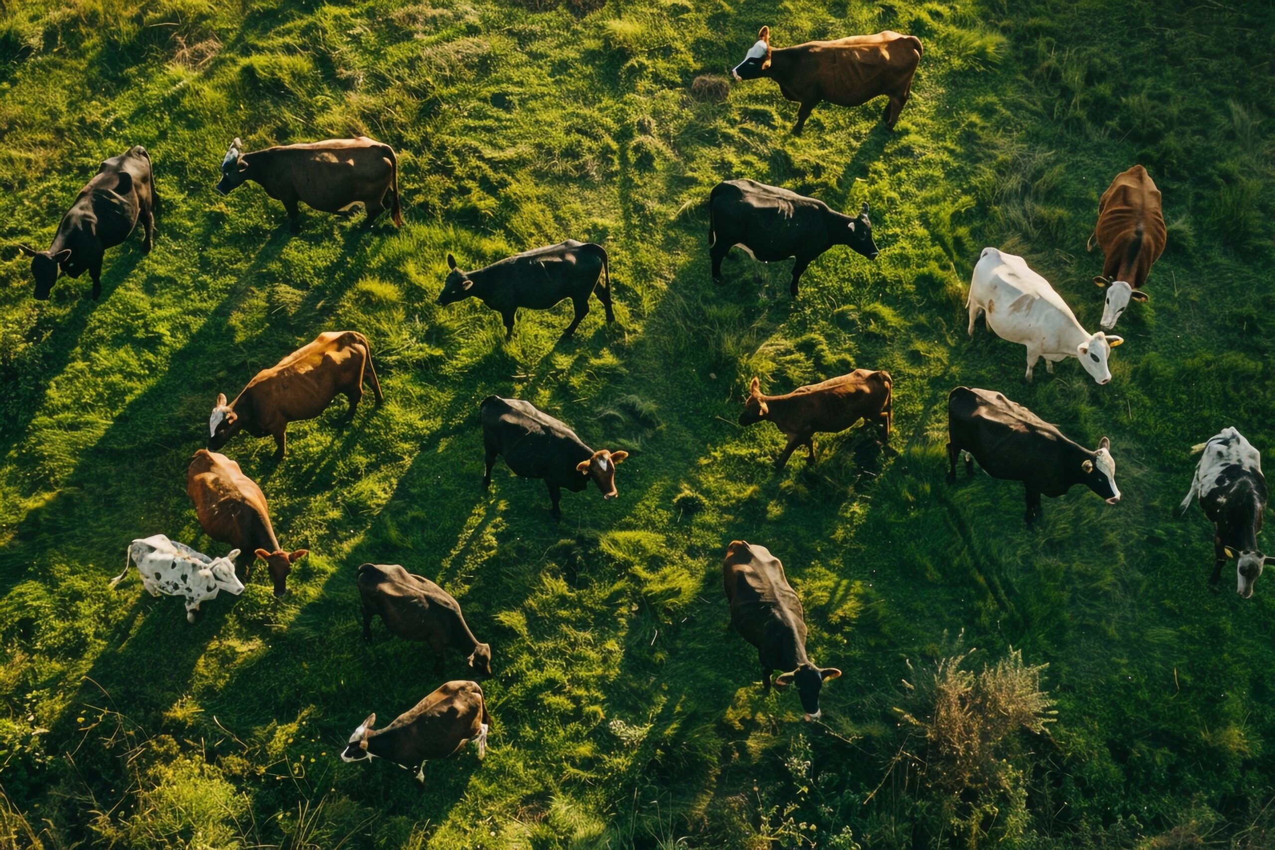 Aerial View of a Herd