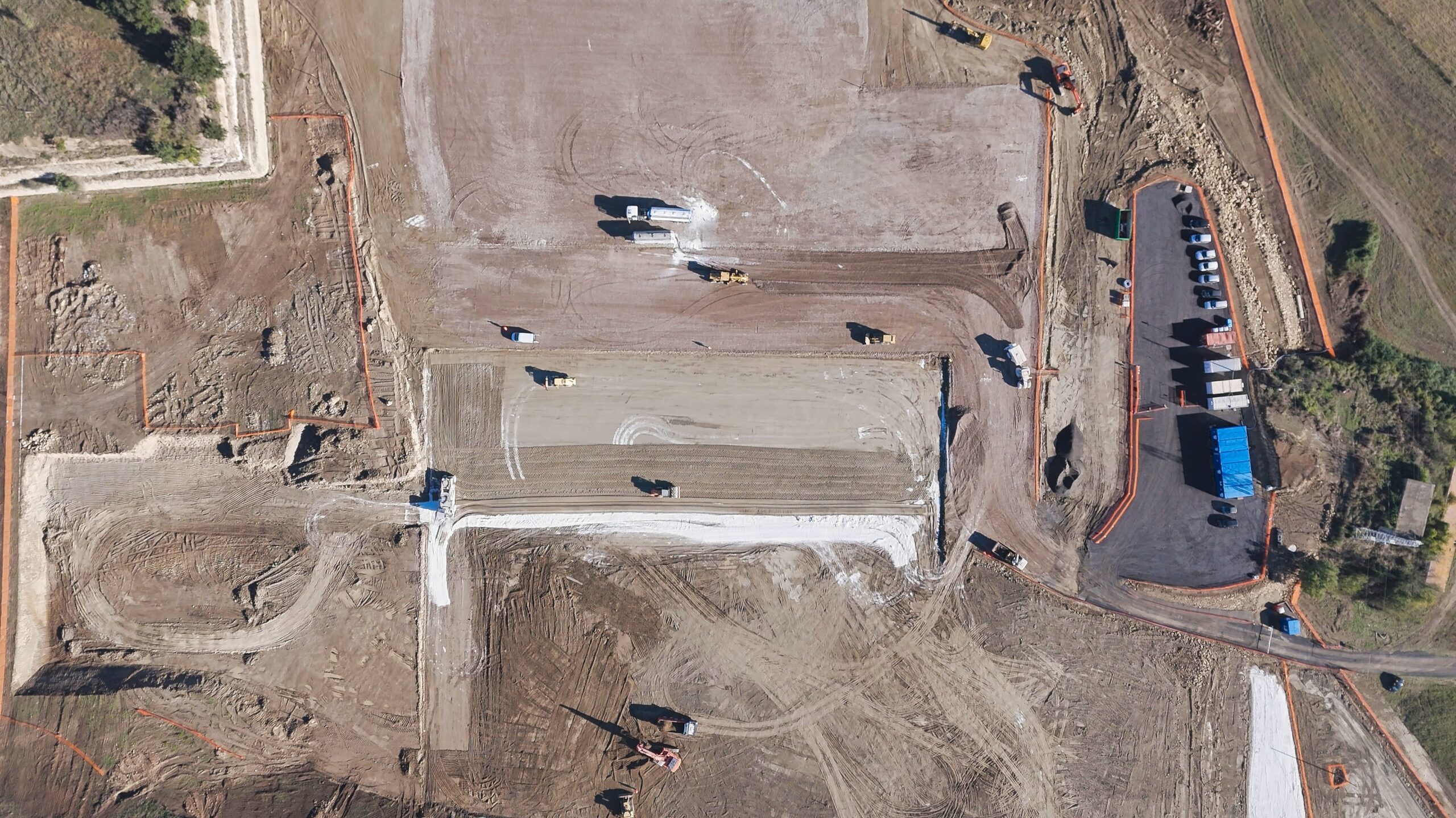 site progress